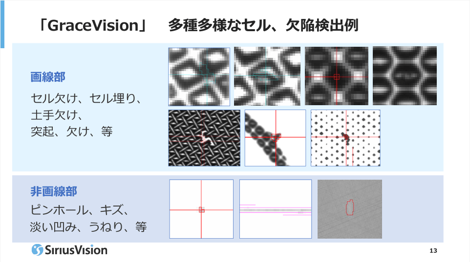 シリウスビジョンフェア2024 発表内容 グラビアシリンダー版検査GraceVision