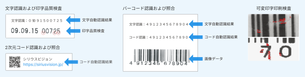 印字ラベル可変検査
