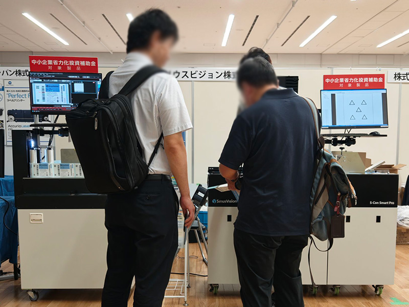 ラベルフェスタ 2025 シリウスビジョンのラベル検査装置 展示